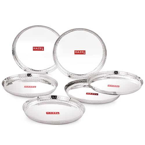 Image 6 of HAZEL Stainless Steel Dinner Plate 30.2cm Pack of 6