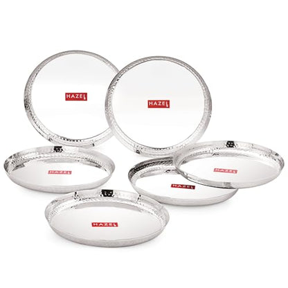Image 6 of HAZEL Stainless Steel Dinner Plate 30.2cm Pack of 6