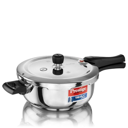 Image 1 of Default Title for the product Prestige 3.5 Litre Triply Svachh Outerlid Pressure Cooker