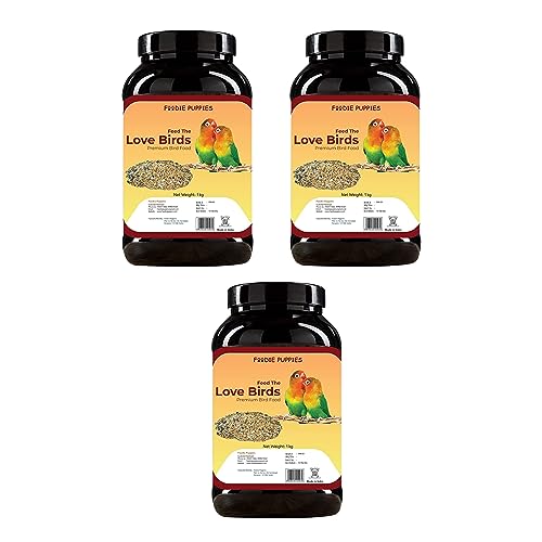 Image 7 of Container - Love Bird Seed, 3Kg for the product Foodie Puppies Bird Food for Lovebirds