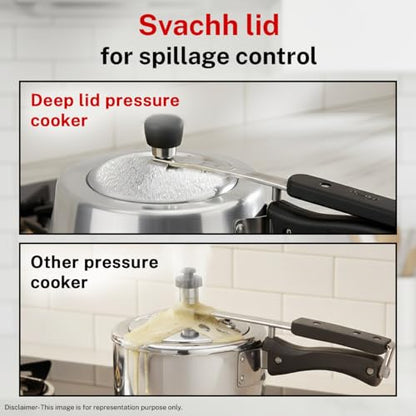 Image 5 of Prestige Nakshatra Cute Svachh Aluminium Inner Lid Pressure Cooker, 3.0L