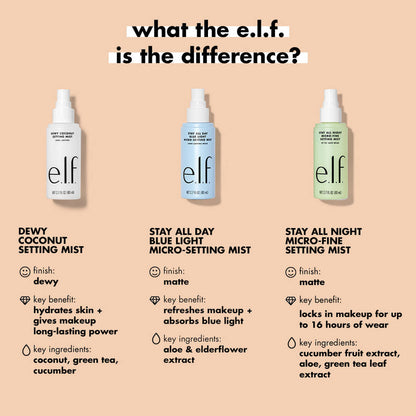 Image 5 of e.l.f. Cosmetics Stay All Night Setting Mist - Transparent