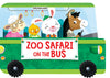 Image 1 of Board Book for the product Dreamland Zoo Safari on the Bus- A Shaped Board book with Wheels : Children Picture Board Book