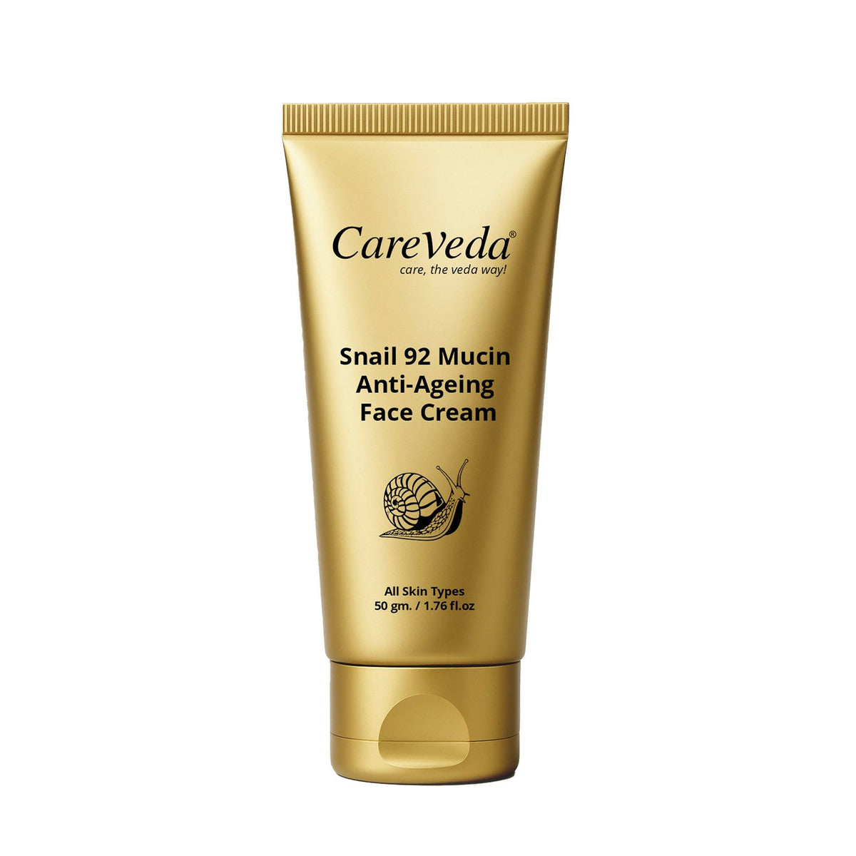 Image 1 of 50 gm / Pack of 1 for the product CareVeda Snail 92 Mucin Anti-Aging Face Cream for Skin Repair