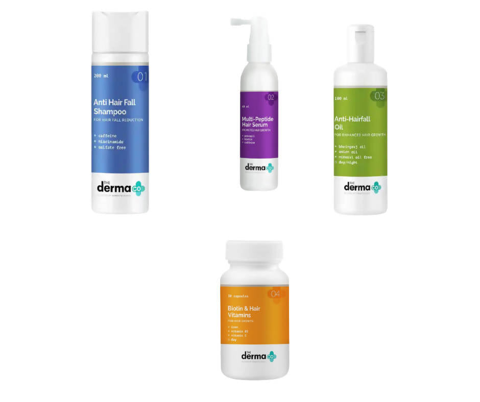 Image 1 of Combo Pack for the product The Derma Co Anti Hair Fall Kit