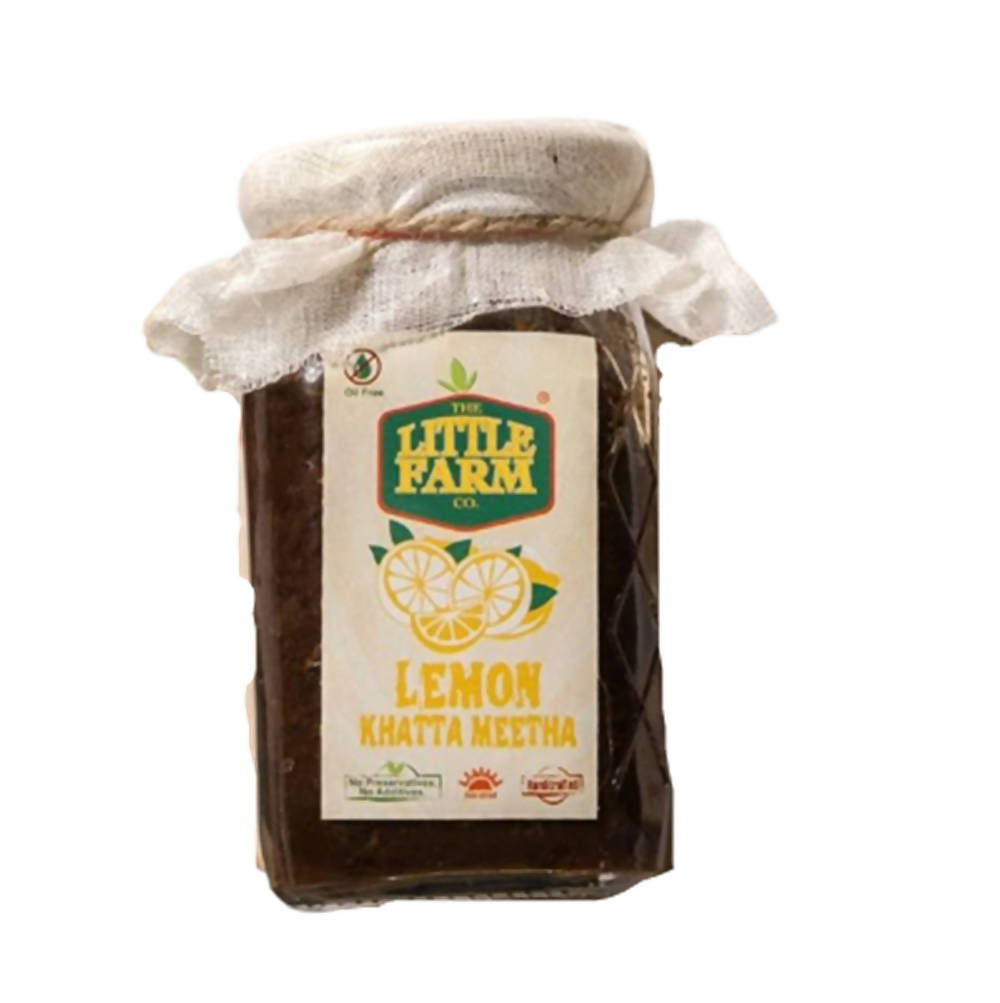 Image 1 of 200 gm for the product The Little Farm Co Lemon Khatta Meetha Pickle