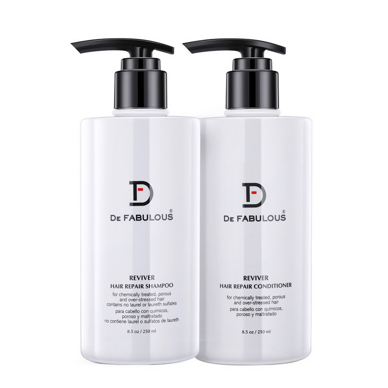 Image 1 of De Fabulous Reviver Hair Repair Shampoo + Conditioner Combo