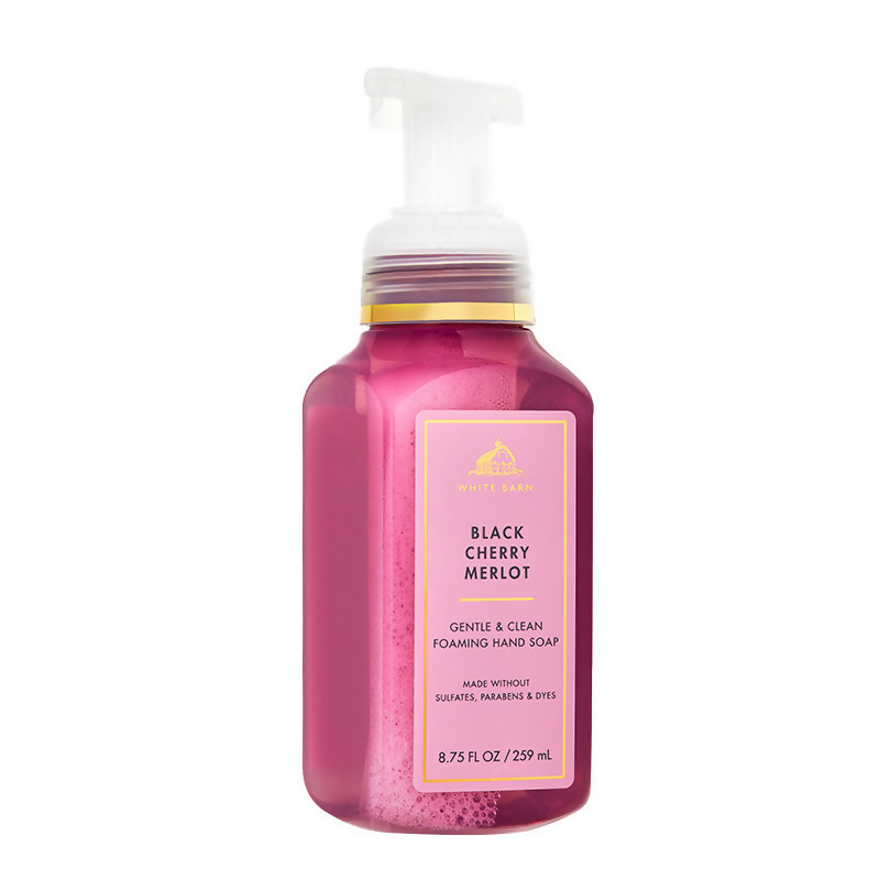 Image 1 of Bath & Body Works Black Cherry Merlot Gentle & Clean Foaming Hand Soap