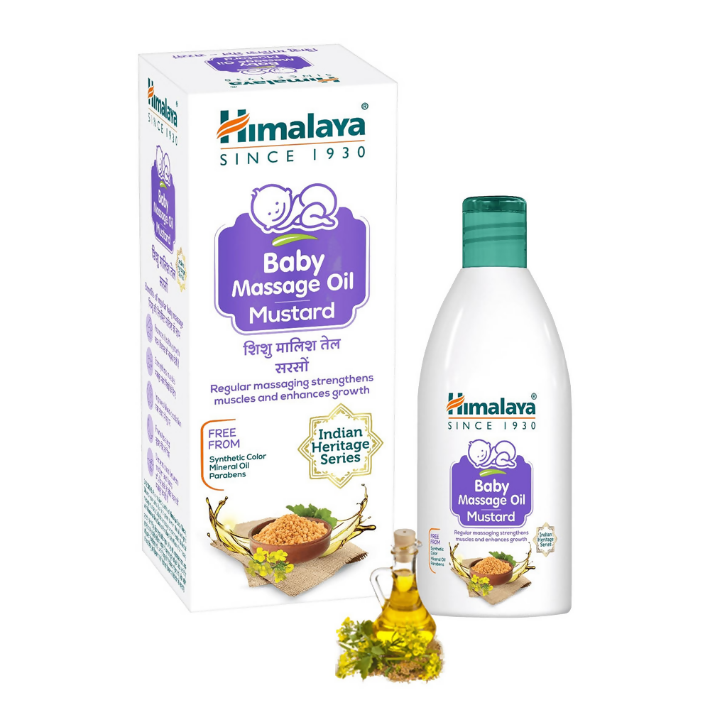 Image 1 of 100 ml for the product Himalaya Herbals Baby Massage Oil - Mustard