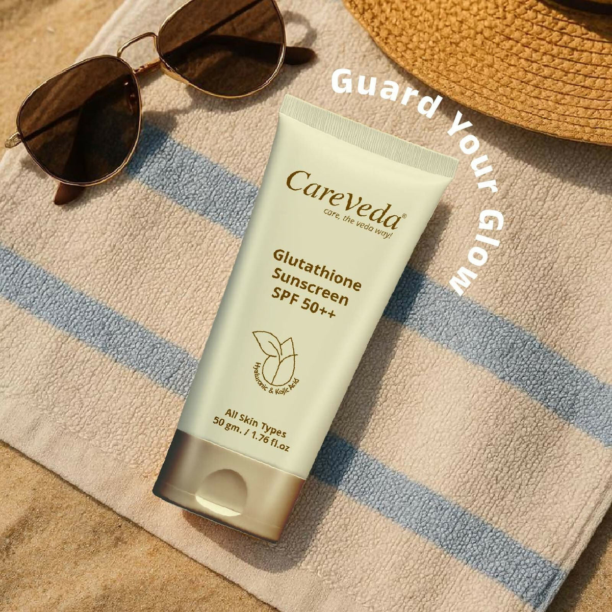 Image 10 of CareVeda Glutathione Sunscreen SPF 50++