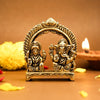 Image 1 of Default Title for the product Ekhasa 100% Pure Brass Laxmi Ganesh Murti 8 cm