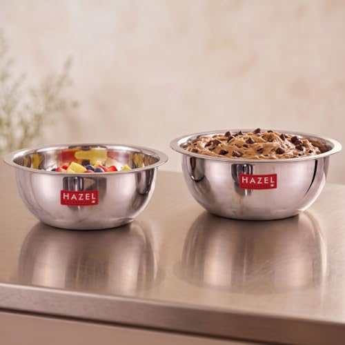 Image 24 of 2 / 2730 , 3300 ML for the product HAZEL Stainless Steel Mixing Bowl