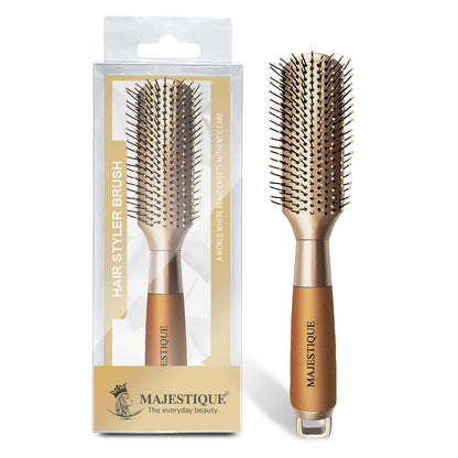 Image 1 of 1 pc for the product Majestique Golden Fusion Vent Hair Brush for Blow Drying - Styling and Solon for Men and Women