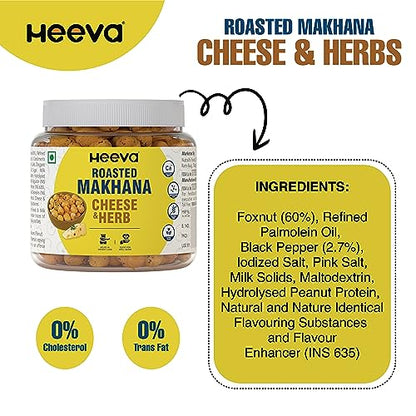 Image 7 of Heeva Roasted Makhana Cheese n Herb 100g Pack of 4