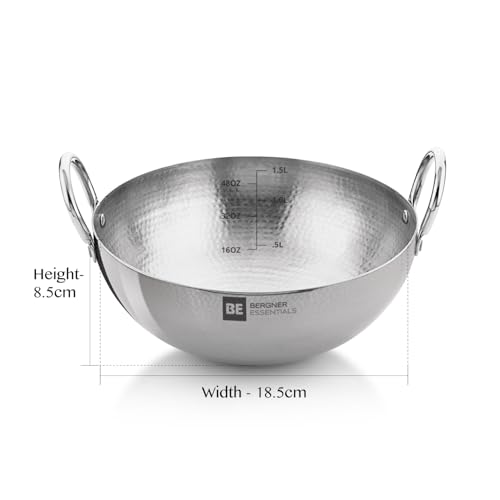 Image 8 of BERGNER BE Essentials Hammered Kadai