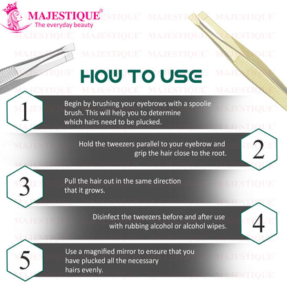 Image 5 of Majestique Tweezer For Eyebrows, And Hair Remover Tool