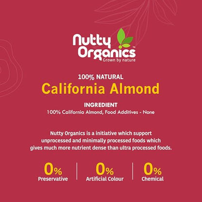Image 3 of NUTTY ORGANICS California Almonds 250Gm