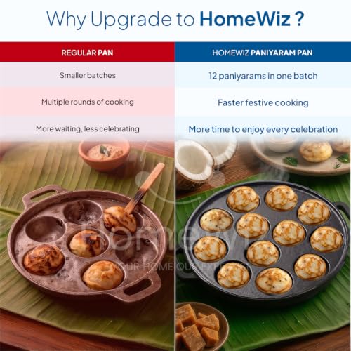 Image 7 of HomeWiz Cast Iron Appe Pan