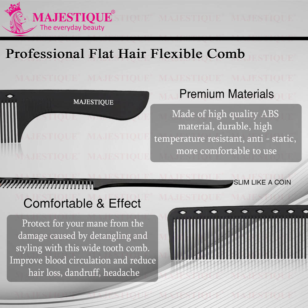 Image 3 of Majestique Extra-Wide Tooth Comb