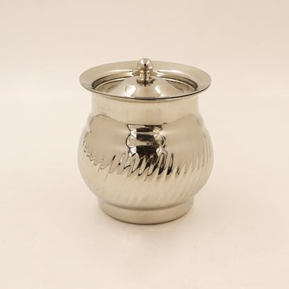 Image 5 of Spillbox Stainless Steel Ghee Pot with Spoon 400ml