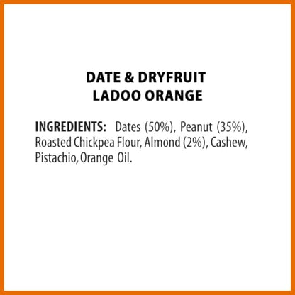 Image 3 of Roasty Tasty Dates Ladoo Orange Flavour 40g