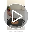 Image 2 of Prestige Aluminium Omega Select Plus Residue Free Non-Stick Heavy Gauge Square Tawa, 30 cm, Black