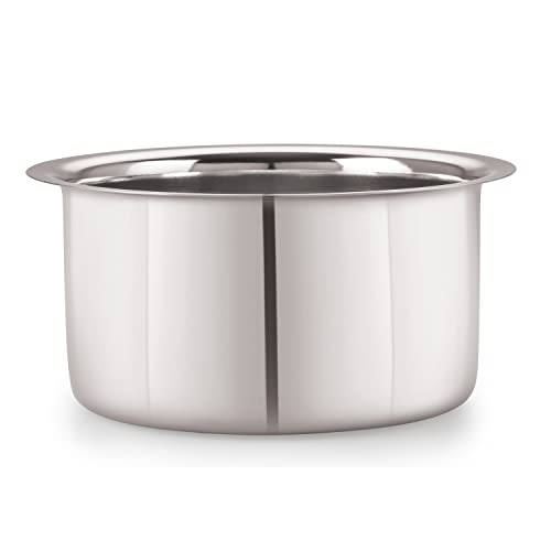 Image 3 of neelam Tope/Patila - Flat Bottom, Stainless Steel, 12 inch 1pcs Set