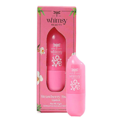 Image 1 of 4 gm / Pack of 1 for the product Whimsy Beauty Strawberry Swipe Pink Lipstick