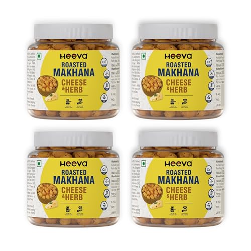 Image 1 of Default Title for the product Heeva Roasted Makhana Cheese n Herb 100g Pack of 4