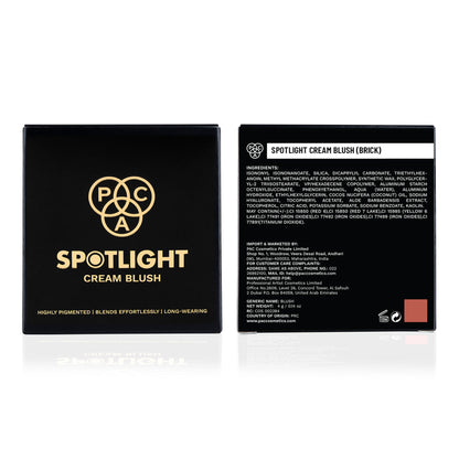 Image 5 of PAC Studio Spotlight Cream Blush - Brick
