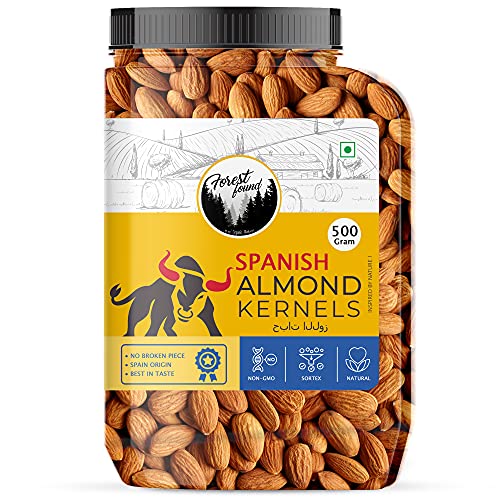 Image 1 of Default Title for the product Forest Found Premium Spanish Whole Almonds 500g