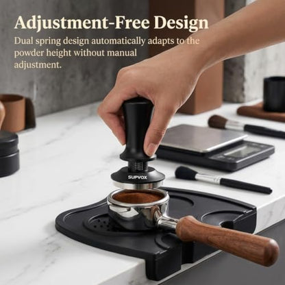 Image 5 of Supvox Coffee Tamper 51mm Stainless Steel Base Spring-Loaded Design