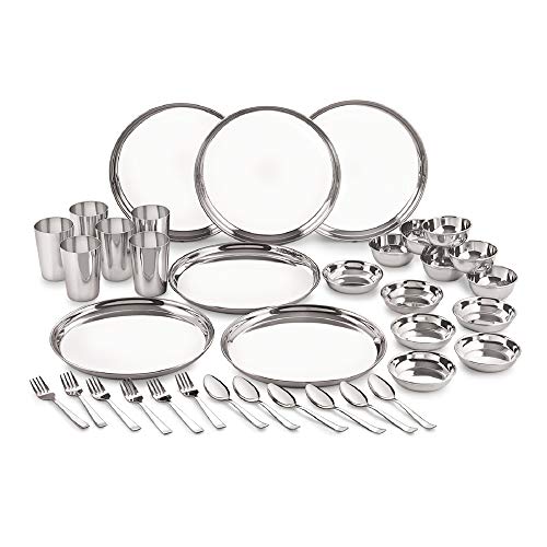 Image 1 of 36 Pcs for the product neelam Stainless Steel Dinner Set