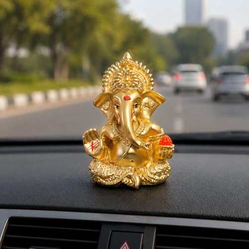 Image 22 of MUKUTSATINGOLD for the product Gold Art India Ganesha Idol