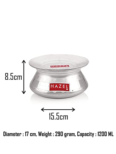 Image 9 of HAZEL Aluminium Hammered Finish Handi Cooking Pots