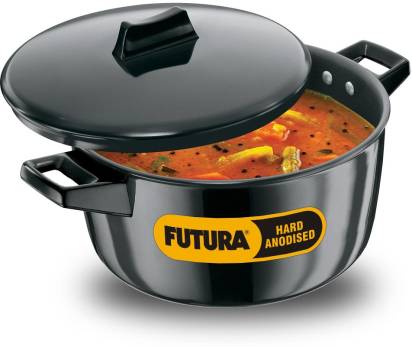 Image 1 of Default Title for the product Hawkins Futura Hard Anodized Cook-n-Serve Bowl 23 cm Diameter 4 L with Lid (ACB40)
