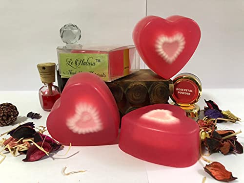 Image 1 of Pack of 1 for the product LE NATURA SOAP, (Pack of 5 +1 Pieces) (100 gm Each) with ROSE Fragrance
