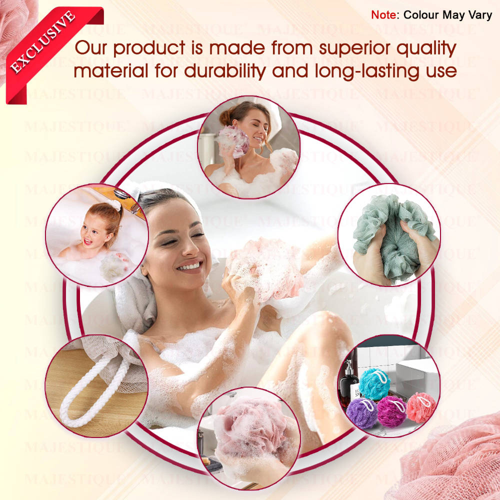 Image 7 of Majestique Luxury Bathing Round Loofah