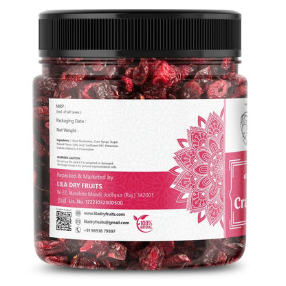 Image 3 of Lila Dry Fruits Californian Dried and Sweet Sliced Cranberries - 100 gm