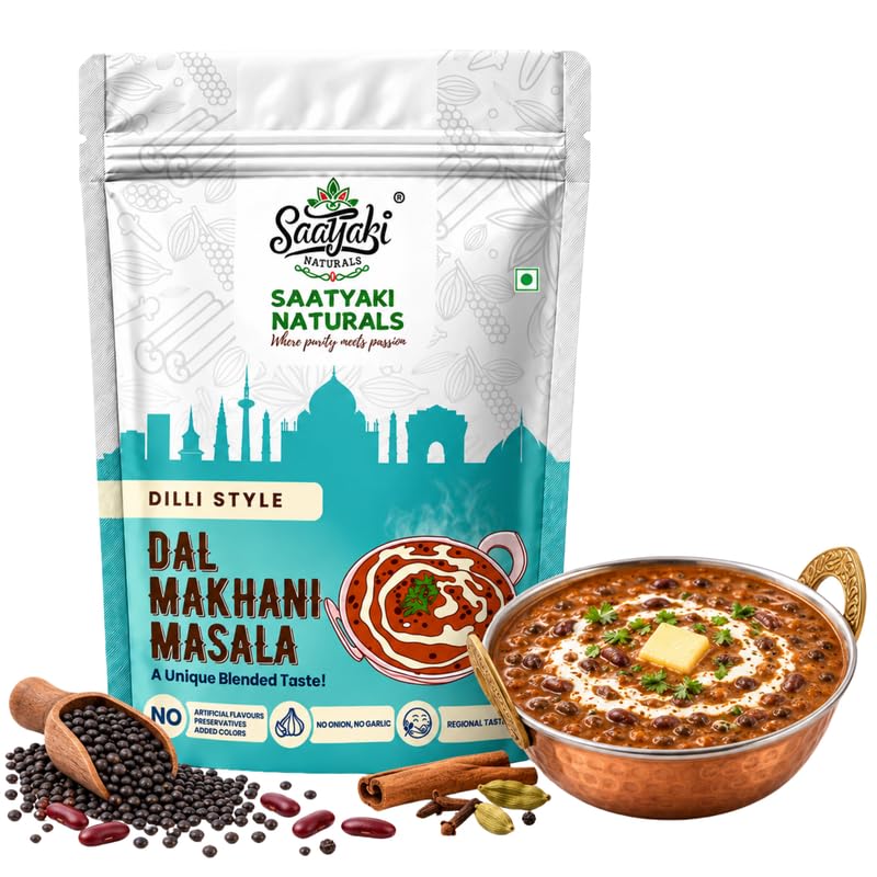 Image 3 of 200 g (Pack of 1) for the product SAATYAKI NATURALS Dal Makhani Masala