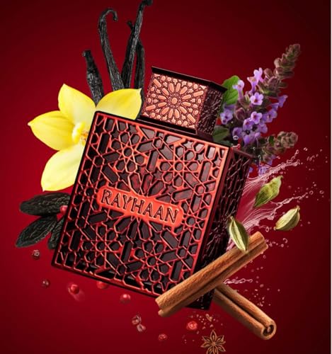 Image 5 of RAYHAAN Crimson Eau de Parfum Spray for Unisex –Luxury Arabian Perfume, Long Lasting EDP Fragrance, Premium Designer Red Bottle Scent, Rich Oriental Aroma for Men & Women