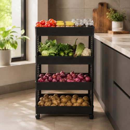 Image 6 of HomeWiz Kitchen Rack 4-Layer