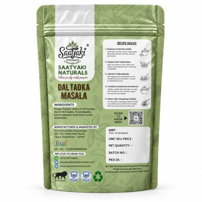 Image 5 of SAATYAKI NATURALS Dal Tadka Masala -50gm