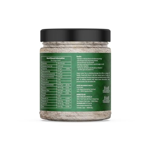 Image 3 of AMAYU LEMAZA Herbal Lemon Green Tea Powder with Stevia 200 g
