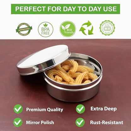 Image 7 of Spillbox Stainless Steel Snack Box 115g
