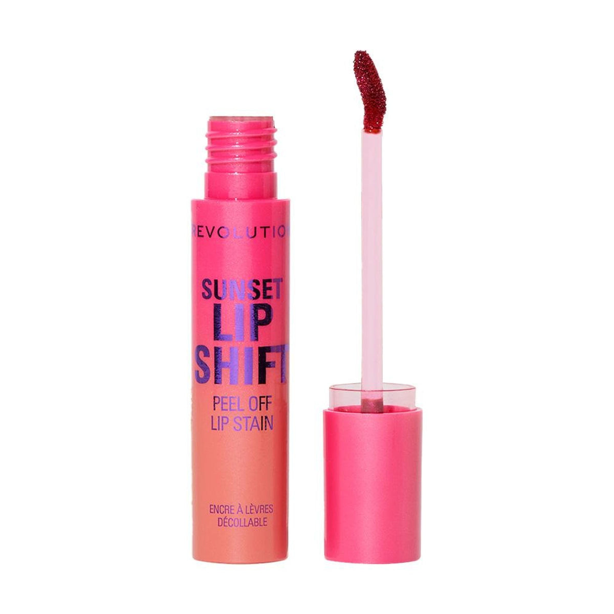 Image 7 of Makeup Revolution Sunset Shift Peel Off Lip - Stain Flushed Pink