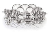 Image 1 of Default Title for the product neelam Stainless Steel Dinner Set, 22 Gauge Quality, Solid 51 Pcs Set Serving 6 People