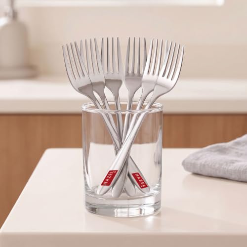 Image 7 of HAZEL Stainless Steel Fork Set of 6 16cm