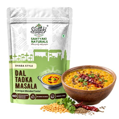 Image 1 of 50 g (Pack of 1) for the product SAATYAKI NATURALS Dal Tadka Masala -50gm