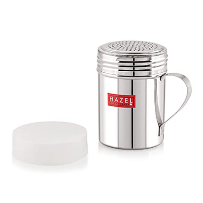 Image 3 of Silver, Masala Sprinkler with handle / 1 for the product HAZEL Stainless Steel Powder Shaker